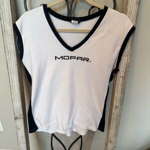Vintage Brightline Mopar Women’s Large V Neck Tank Top Made In Canada